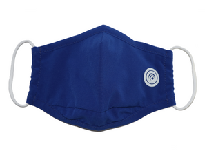 Hugies Shield II Face Mask - Agion® Antimicrobial Technology - Children Masks Single Solid Color Cobalt Blue