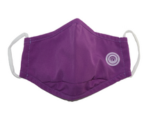 Load image into Gallery viewer, Hugies Shield II Face Mask - Agion® Antimicrobial Technology - Children Masks Single Solid Color Purple