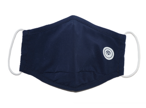 Hugies Shield II Face Mask - Agion® Antimicrobial Technology - Children Masks Single Solid Color Navy
